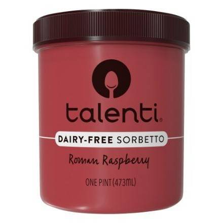 Order Talenti Dairy Free Sorbetto Roman Raspberry (1 pint) food online from The Hangover Shop by Vita Coco store, Miami on bringmethat.com