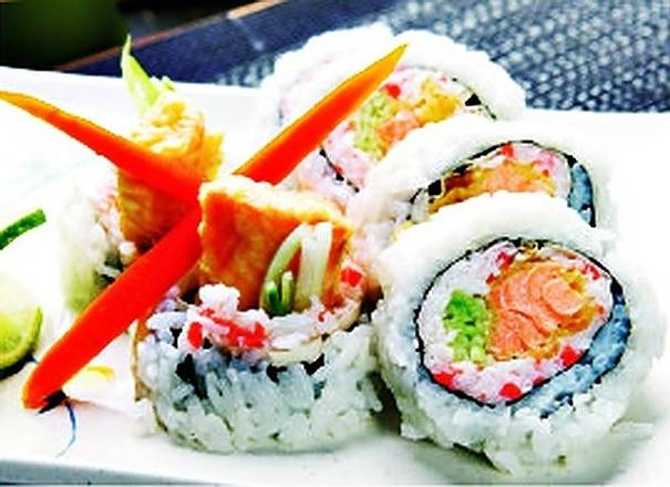 Order Salmon Tempura Roll food online from Sushi Sumo store, Gardena on bringmethat.com