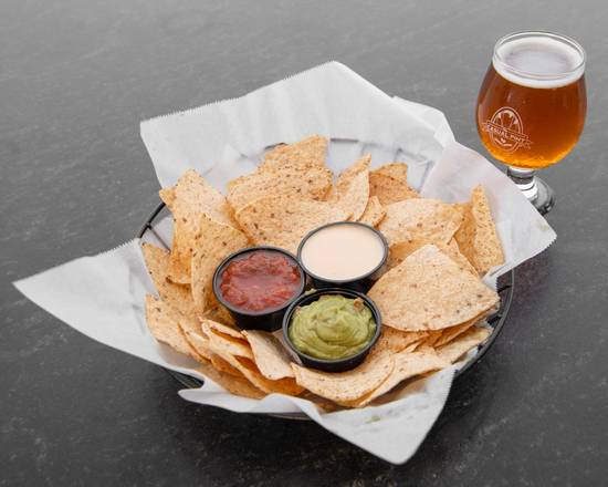 Order Chips & Dip Trio    food online from The Casual Pint The Grove store, Hoover on bringmethat.com