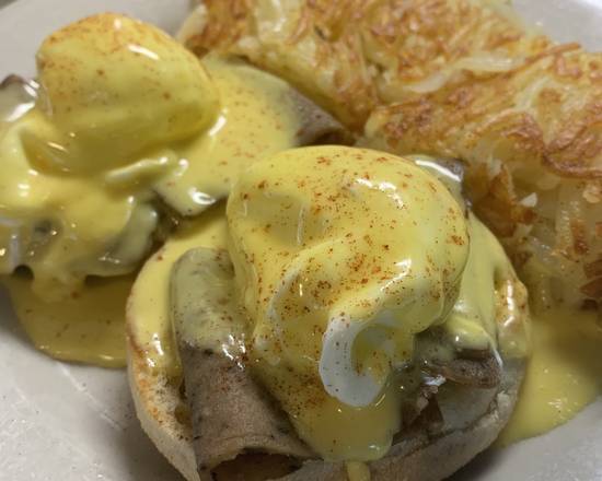Order Gyro Benedict food online from Zachary's Restaurant store, Cape Canaveral on bringmethat.com
