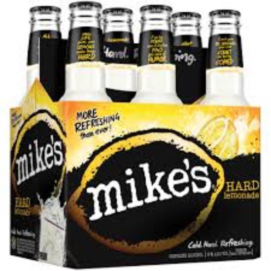 Order Mike's Hard Lemonade 6 Pack Bottles 5% ABV  food online from Princess Liquors store, Port Saint Lucie on bringmethat.com