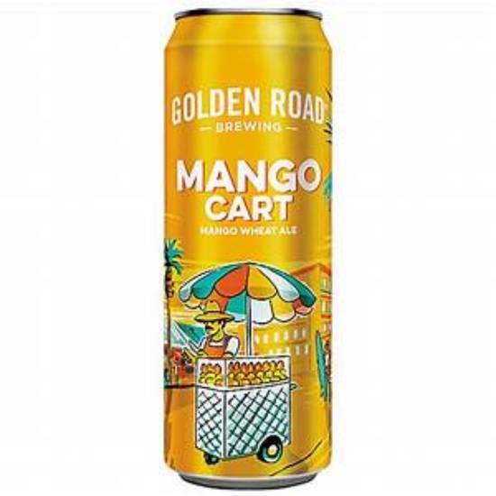 Order GOLDEN ROAD MANGO CART 25OZ CAN food online from Rocky Liquor store, Claremont on bringmethat.com