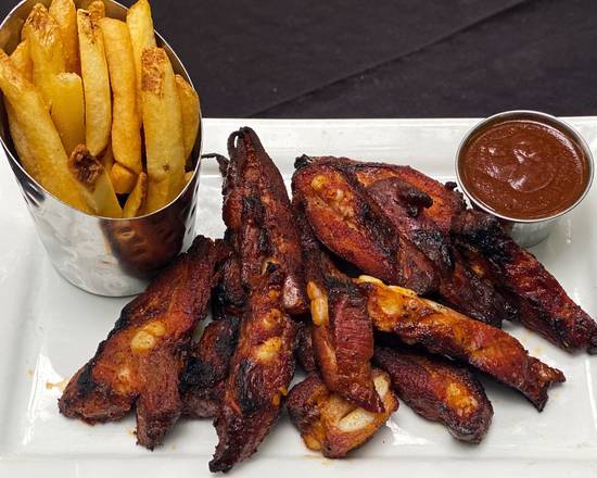 Order Rib Tips Plate food online from Three Kings Pub By Dirk Flanigan store, Arlington Heights on bringmethat.com
