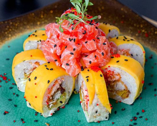 Order Miami Roll* (10 PIECES) food online from Sushiato store, Miami on bringmethat.com