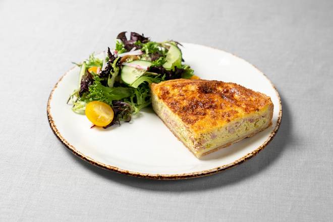 Order Quiche Lorraine food online from Le Pain Quotidien store, New Canaan on bringmethat.com