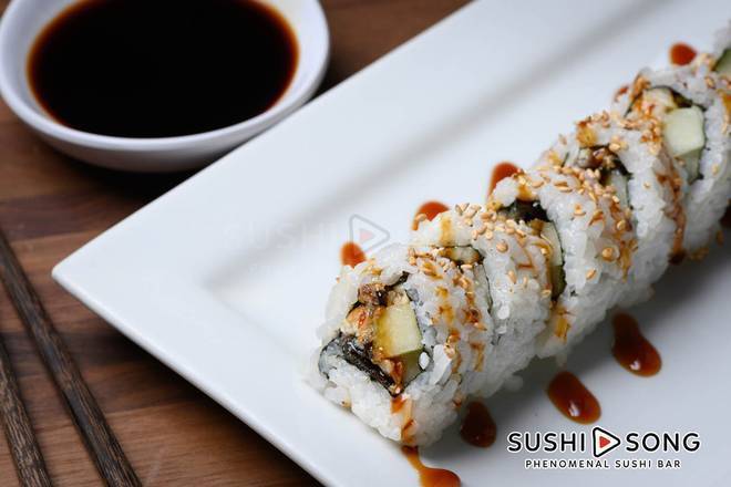Order Eel House Roll food online from Sushi Song Key West store, Key West on bringmethat.com