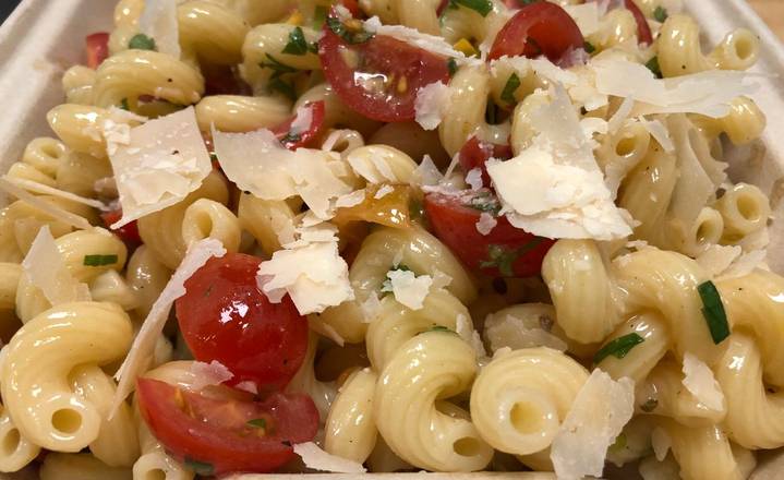 Order Tomato basil pasta salad (SIDE) food online from Wantz &amp; Kneads store, Los Angeles on bringmethat.com