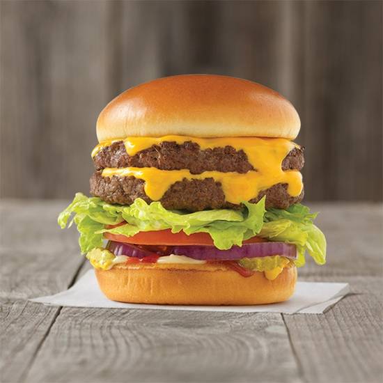 Order Double Cheeseburger food online from Good Times Burgers & Frozen Custard #145 store, Aurora on bringmethat.com