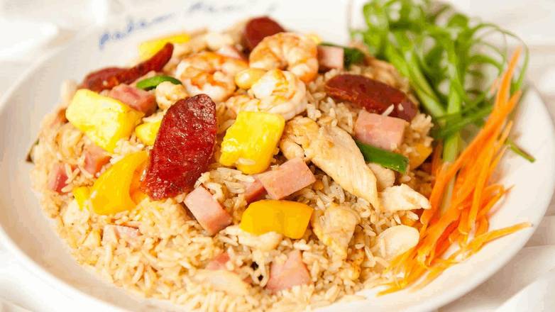 Order P7 Pineapple Fried Rice food online from Madam Mam's store, Bee Cave on bringmethat.com