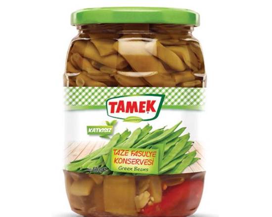 Order Tamek Green Beans 720ml  food online from Aroma Market Online store, San Francisco on bringmethat.com