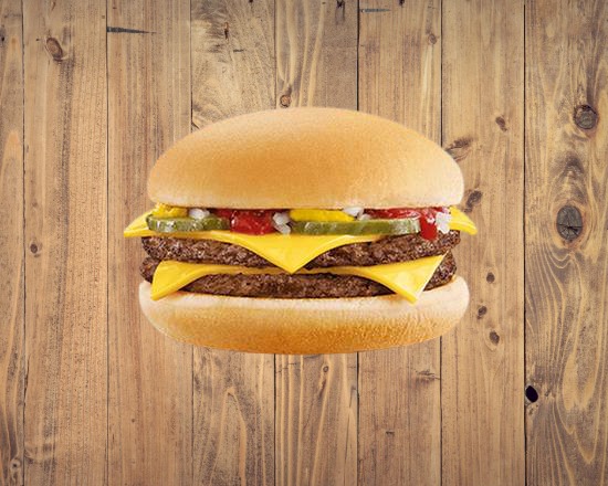 Double cheese burger