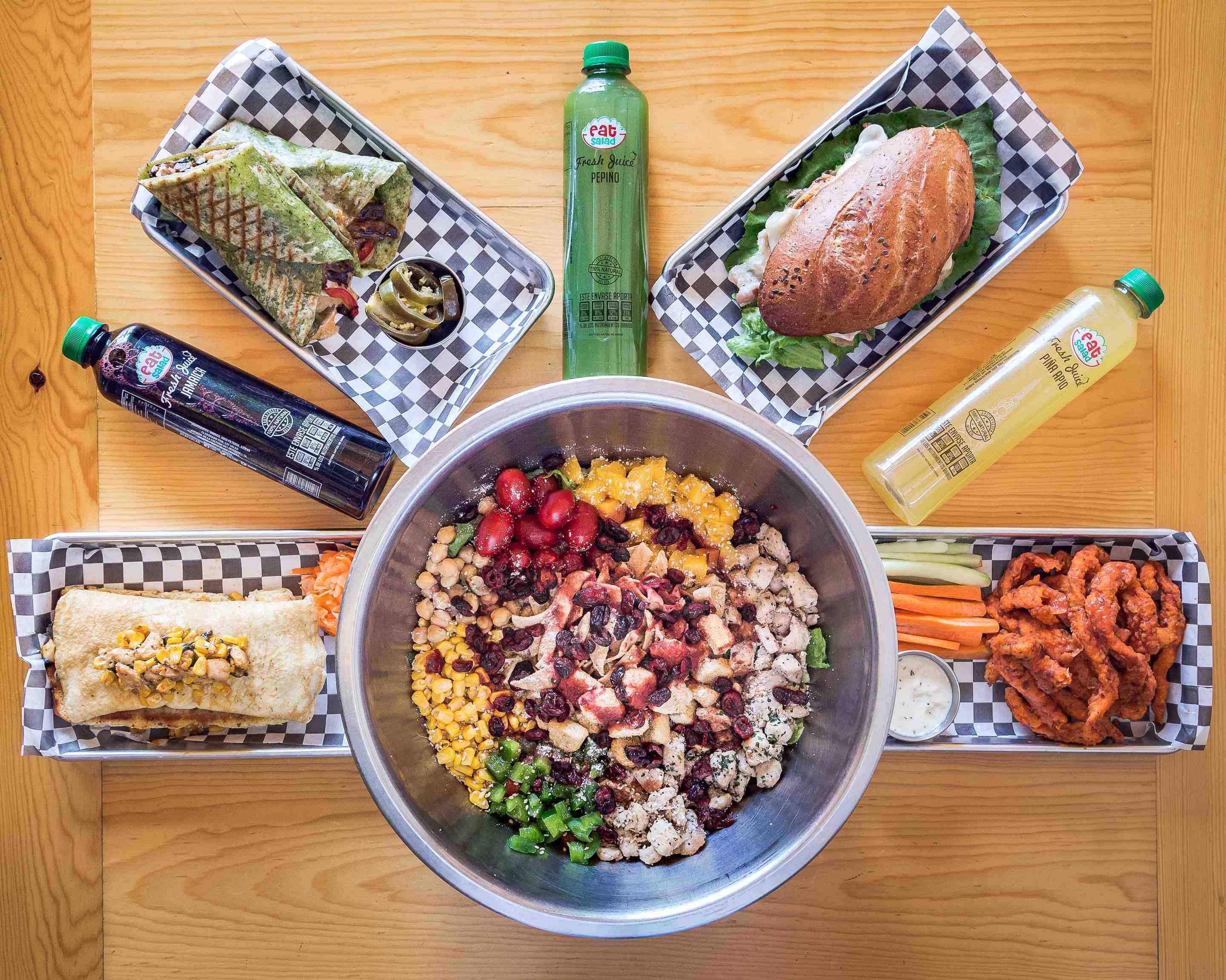 Eat Salad (Plaza Ubika) Menú a Domicilio【Menú y Precios】Querétaro