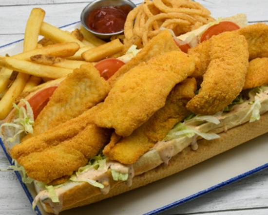 Order Po-Boy, Fish food online from Landry's Seafood House on Lakeshore Dr. store, New Orleans on bringmethat.com