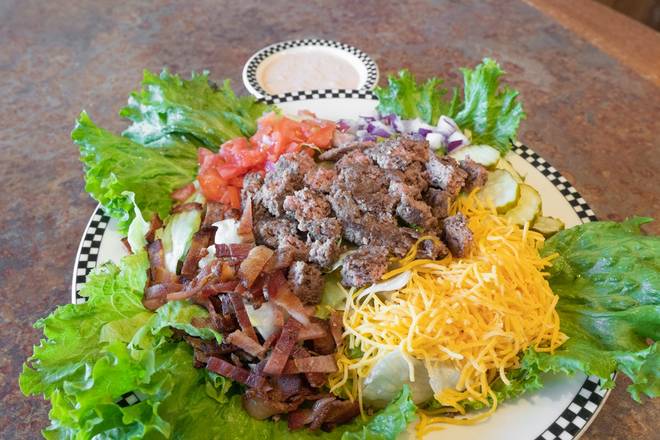 Order Bacon Cheeseburger Salad food online from Black Bear Diner store, Oakland on bringmethat.com