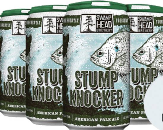 Order Swamp Head Stumpknocker American Pale Ale, 12oz-6Pk cans (5.6% ABV) food online from Golden Ox Liquors store, Saint Augustine on bringmethat.com