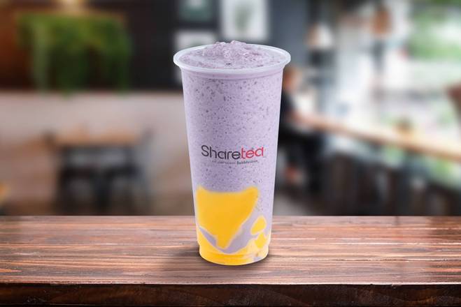 Order Taro Ice Blended with Pudding food online from Sharetea store, Fountain Valley on bringmethat.com