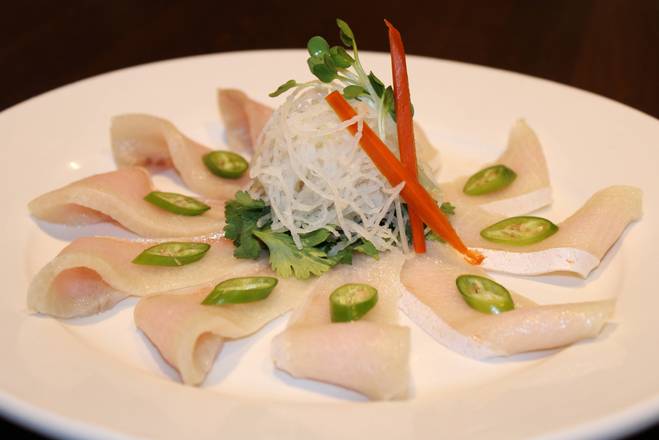 Order Yellowtail Sashimi with Jalapeno food online from O2 Restaurant store, Simi Valley on bringmethat.com