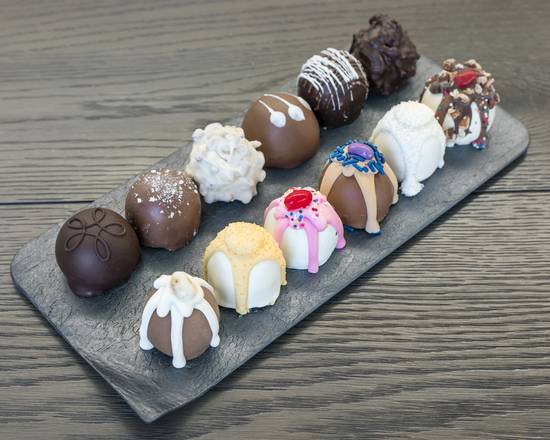 Order Gourmet Chocolate Truffles X2 food online from Lb Cake Stop store, Baldwin Park on bringmethat.com
