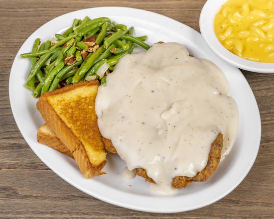 Order Chicken Fried Steak food online from Longhorn Cafe store, San Antonio on bringmethat.com