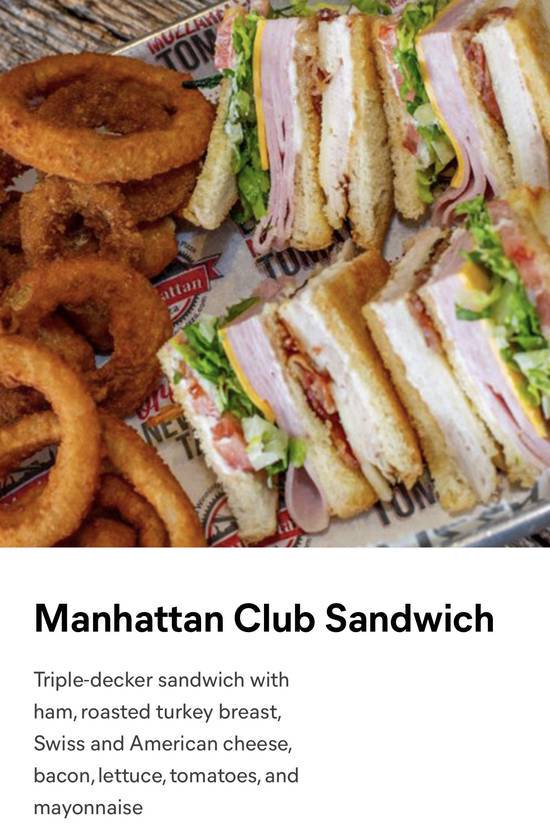 Order Manhattan Club food online from Manhattan Pizza store, Fairfax on bringmethat.com