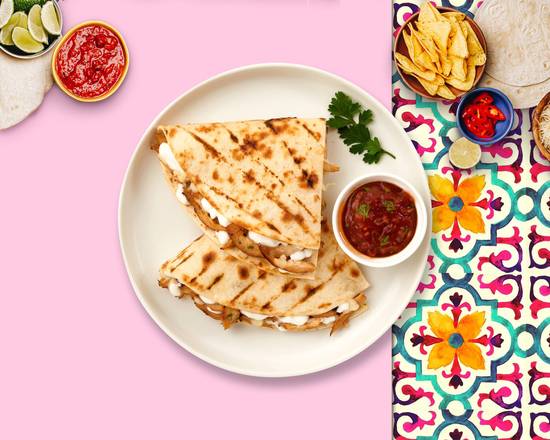 Order Carne Asada Quesadilla (Steak) food online from Fuego Mexican Grill store, Lakewood on bringmethat.com