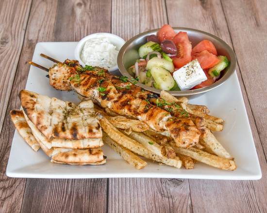 Order Chicken Kebob food online from Akrotiri store, New York on bringmethat.com