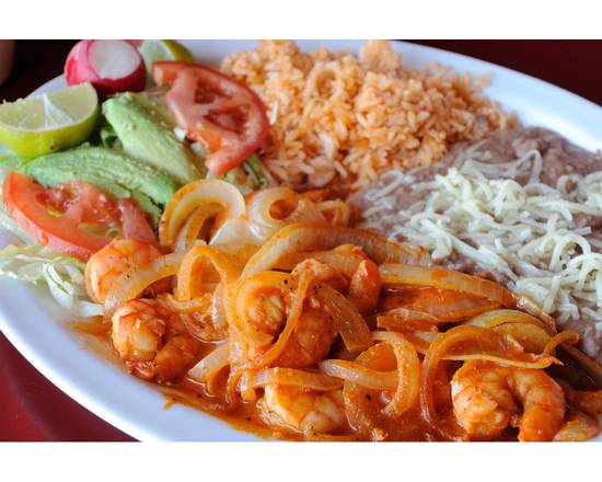 Order Spicy Shrimp (Camarones A La Diabla) food online from Antojitos Mexicanos store, Fort Pierce on bringmethat.com