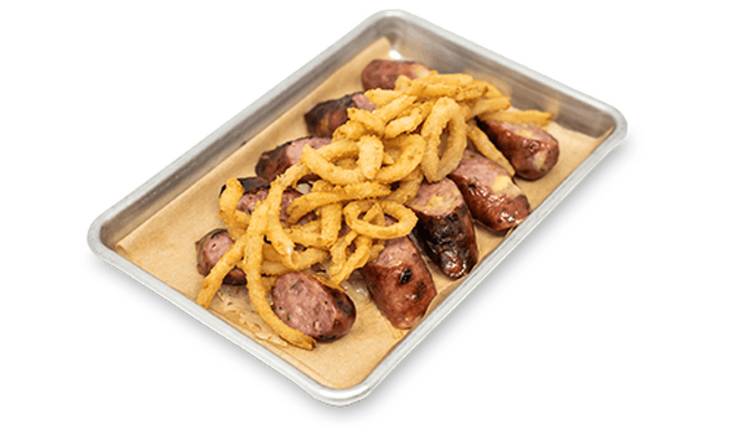 Order Jalapeño Cheddar Sausage Appetizer food online from Famous Dave's store, Woodbury on bringmethat.com