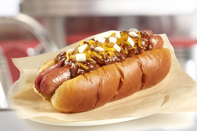 Order Rocket Chili Dog food online from Johnny Rockets store, McAllen on bringmethat.com