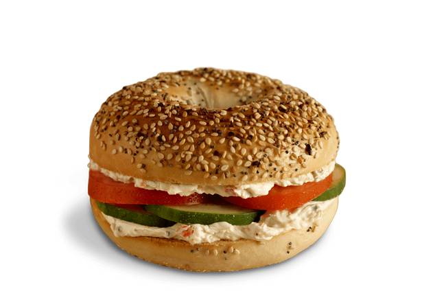 Order Try Our Favorites - Veggie & Cream Cheese Bagel food online from Wawa store, Downingtown on bringmethat.com