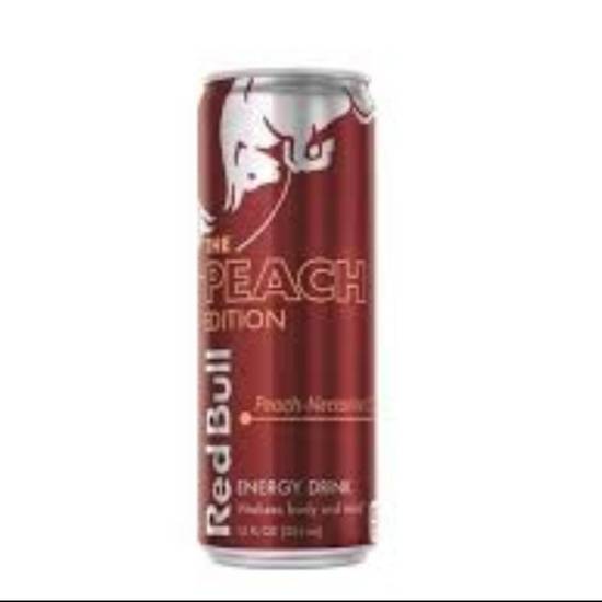 Order RED BULL PEACH-NECTARINE 12oz can food online from Johnson Liquor store, Los Angeles on bringmethat.com
