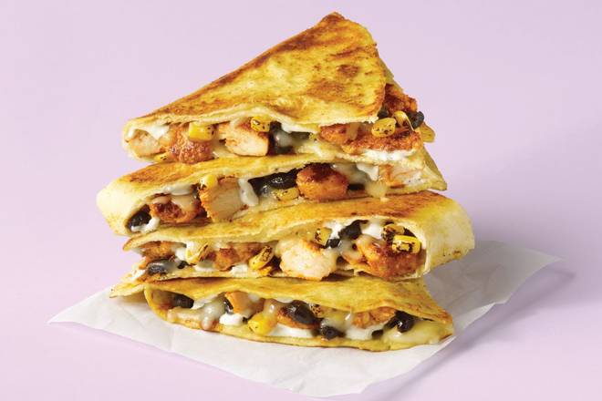 Order The Spicy Chicken Ranch Quesadilla food online from Savage Burrito store, Brookfield on bringmethat.com