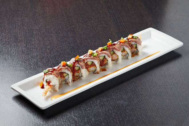 Order SURF & TURF ROLL food online from RA Sushi Bar store, Las Vegas on bringmethat.com