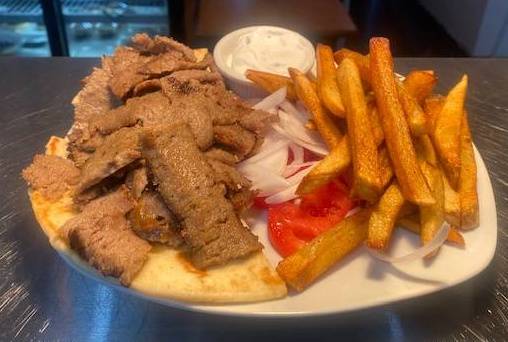 Order Gyro Platter food online from Papous Kouzina store, Safety Harbor on bringmethat.com