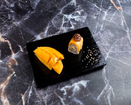 Mango roll "ciboulette foie gras"
