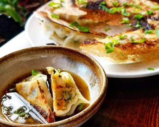Order Bacon and Veggie Dumplings food online from Pinwheel Garden store, Jersey City on bringmethat.com