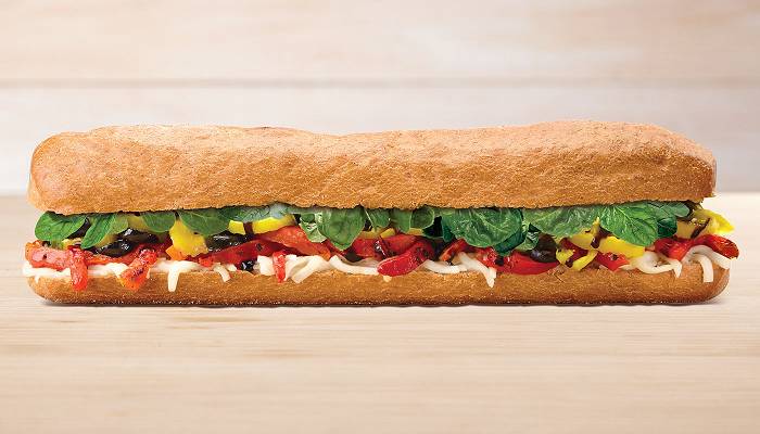 Order 12" Veggie Delight Sub (846cal) food online from QuickChek store, Howell on bringmethat.com