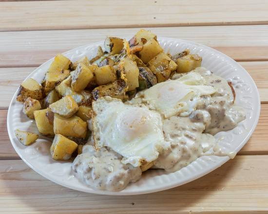 Order Biscuits and Gravy food online from Fk Your Diet Orlando store, Edgewood on bringmethat.com