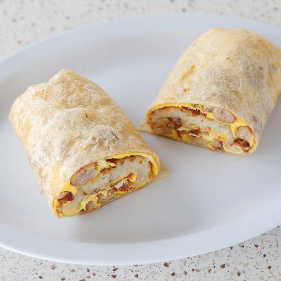 Order Breakfast Burrito food online from Jim Burgers store, Los Angeles on bringmethat.com