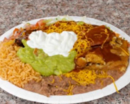 Order Chile Relleno Burrito food online from Alamilla's Mexican Food store, El Monte on bringmethat.com
