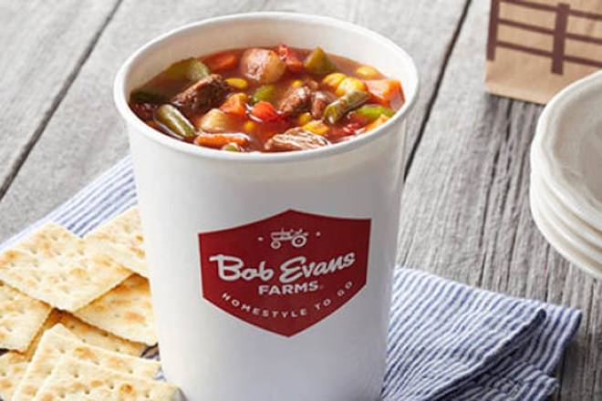 Order Family Size Hearty Beef Vegetable Soup food online from Bob Evans store, Lewes on bringmethat.com