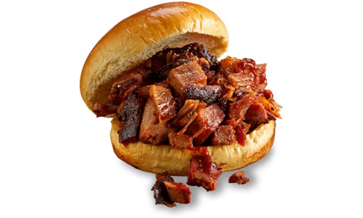 Order Kids' Georgia Chopped Pork Sandwich food online from Famous Daves store, Ft. Myers on bringmethat.com
