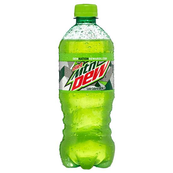 Order Diet Mountain Dew 20oz Btl food online from Everyday Needs by Gopuff store, Coral Gables on bringmethat.com