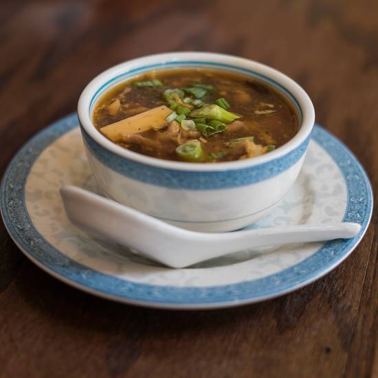 Order Hot & Sour Soup food online from Emperor's Choice Restaurant store, Chicago on bringmethat.com