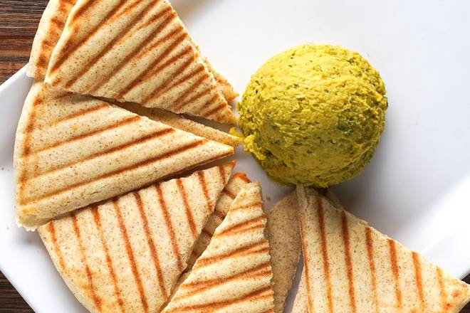 Order SPICY AVOCADO HUMMUS - VEG food online from Mad Greens store, Centennial on bringmethat.com