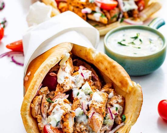 Order Authentic Chicken Gyro food online from Desi Chops store, Cranford on bringmethat.com