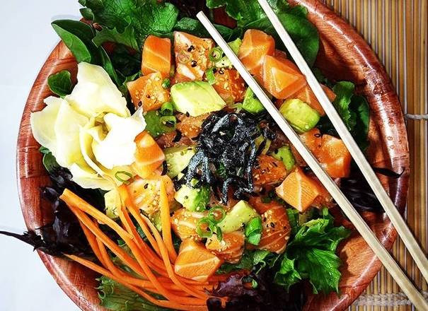 Order Poke Bowl food online from Blue Fish Sushi & Teriyaki store, Huntington Park on bringmethat.com