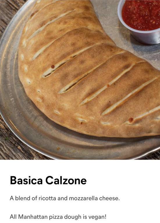 Order Basica Calzone food online from Manhattan Pizza store, Fairfax on bringmethat.com