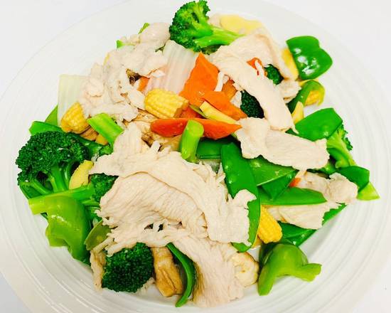 Order Steamed Chicken W. Mixed Vegetab.. food online from China Wok store, Nazareth on bringmethat.com