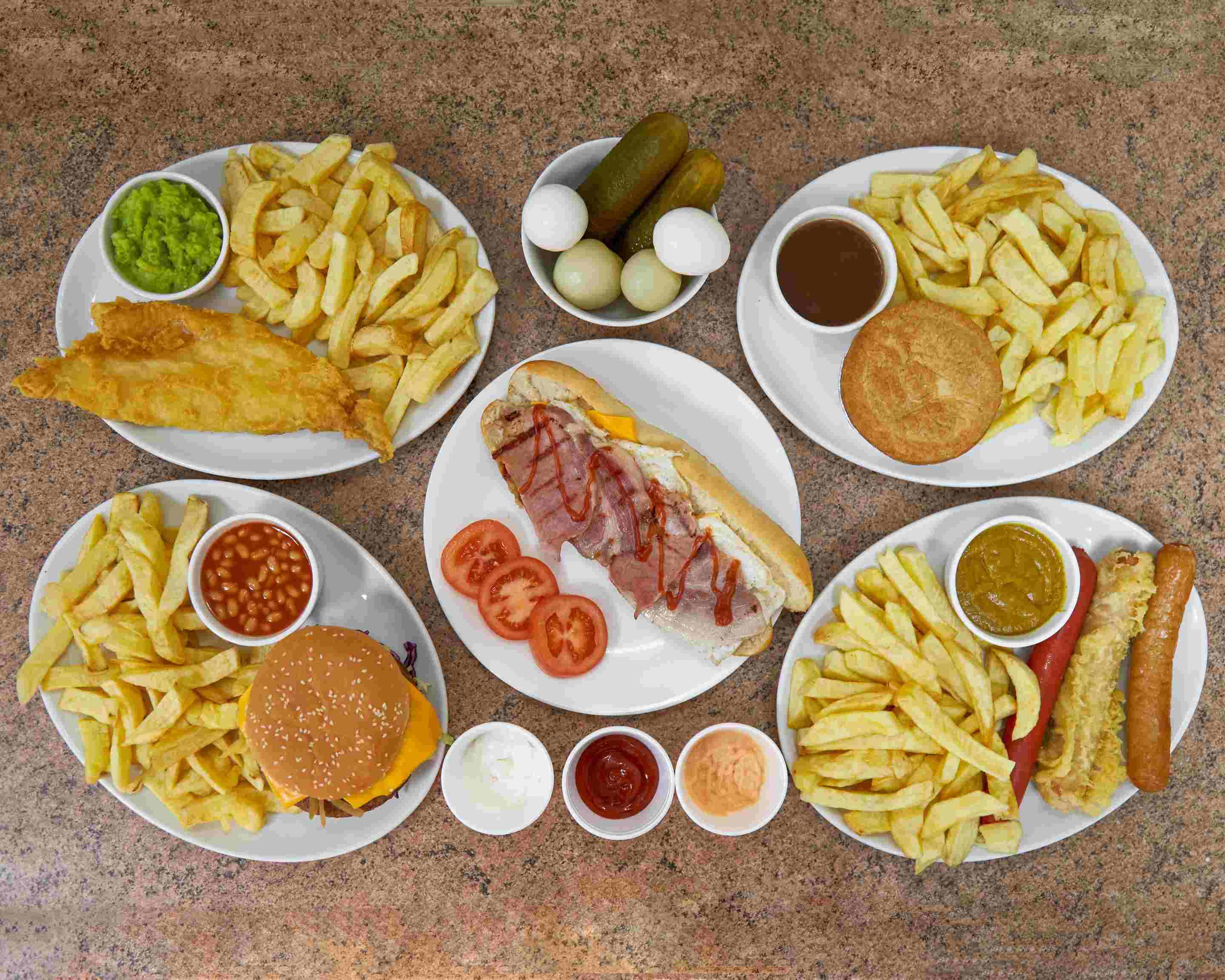 Jackmans chippy Menu Takeaway in Letchworth Garden City Delivery